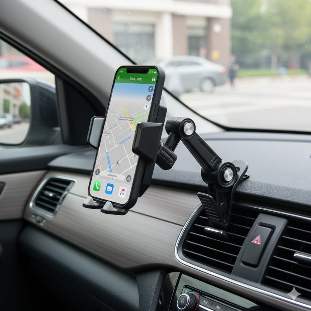 SpinMount: Soporte Celular 360° para Auto